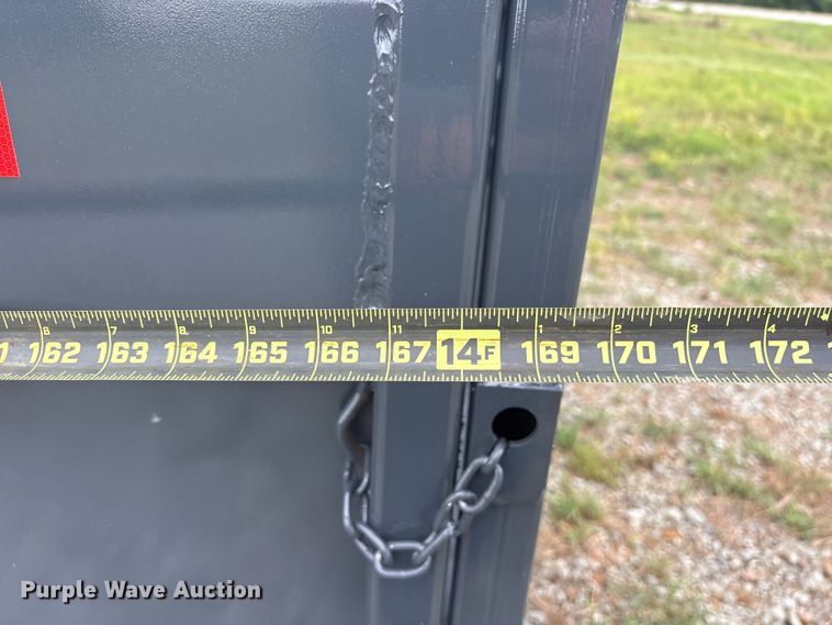 image for item ET0026 2026 Custom Heavy Haul 14' bumper pull dump dump trailer