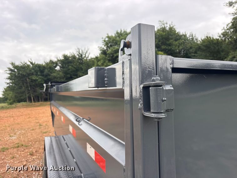 image for item ET0026 2026 Custom Heavy Haul 14' bumper pull dump dump trailer