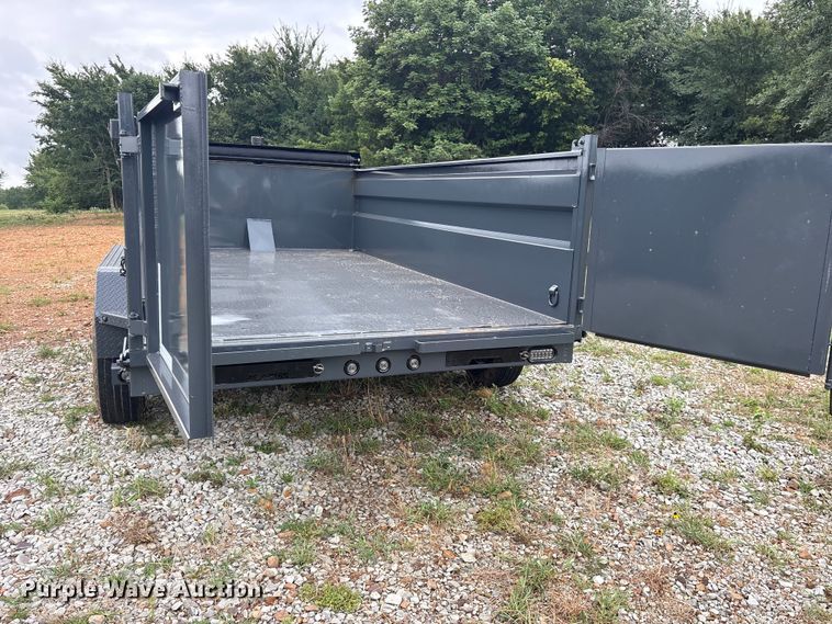 image for item ET0026 2026 Custom Heavy Haul 14' bumper pull dump dump trailer