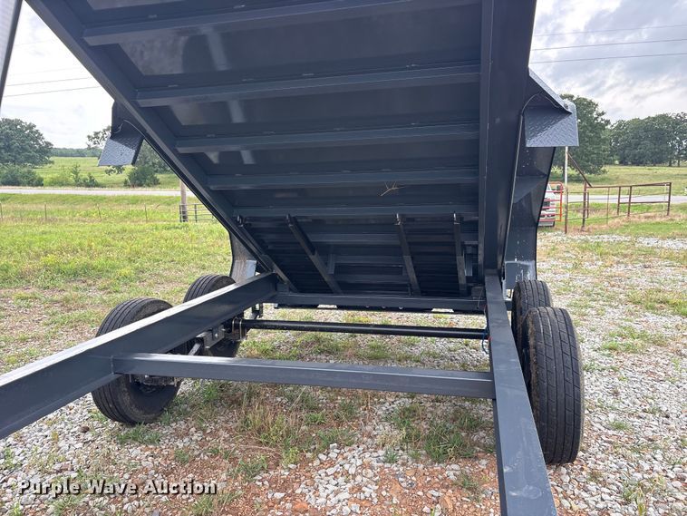 image for item ET0026 2026 Custom Heavy Haul 14' bumper pull dump dump trailer