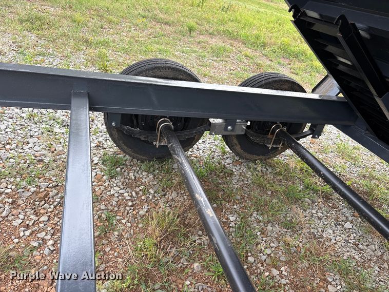 image for item ET0026 2026 Custom Heavy Haul 14' bumper pull dump dump trailer