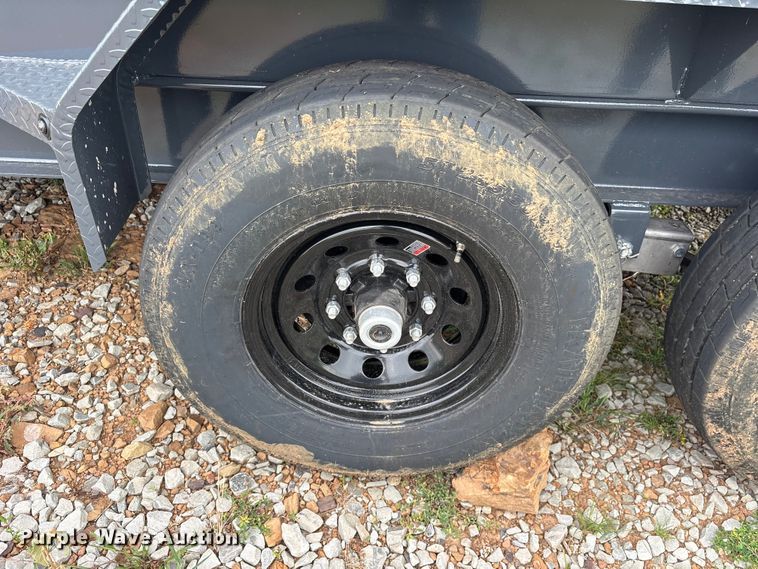 image for item ET0026 2026 Custom Heavy Haul 14' bumper pull dump dump trailer