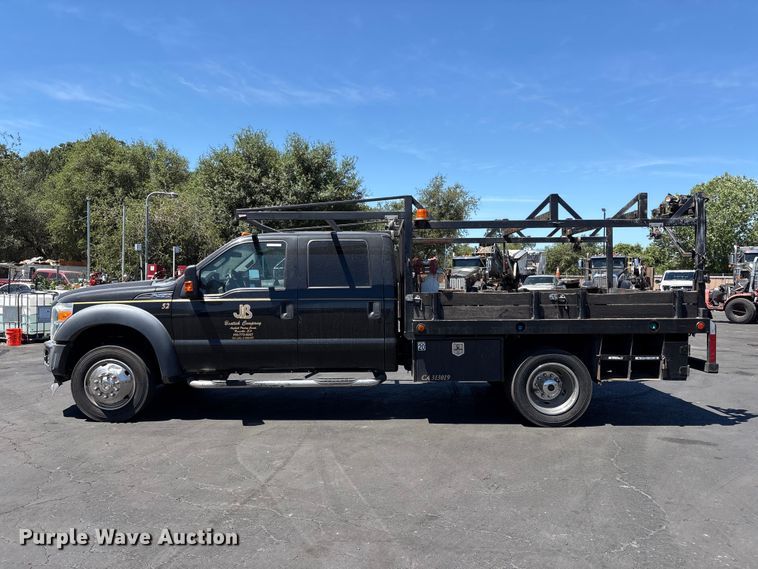 image for item ET0538 2015 Ford F-550 Crew Cab utility / service truck