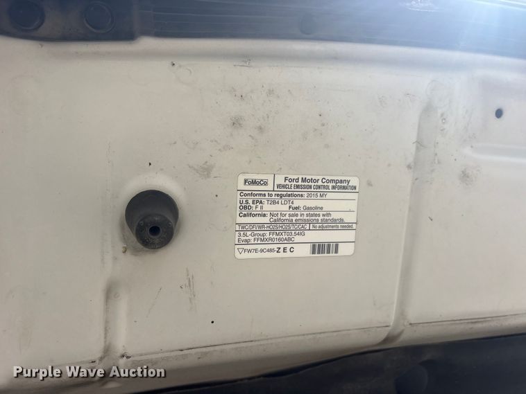 image for item ET2259 2015 Ford F150 Crew Cab pickup truck