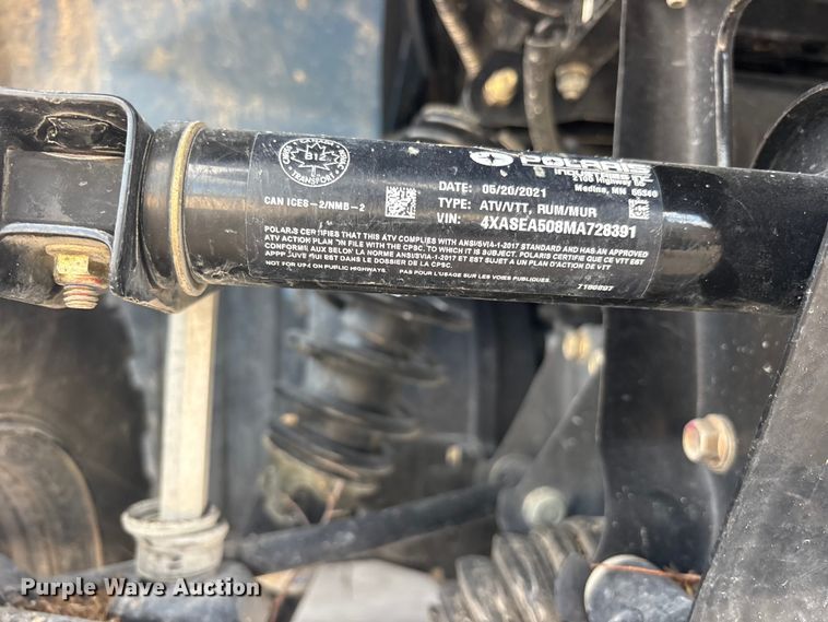 image for item ET2266 2021 Polaris Sportsman ATV