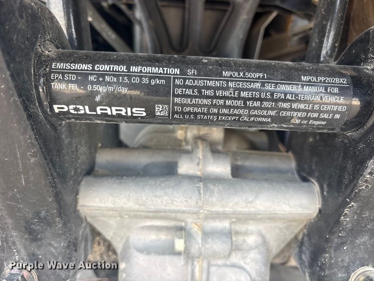 image for item ET2266 2021 Polaris Sportsman ATV