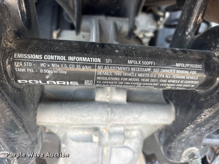 image for item ET2266 2021 Polaris Sportsman ATV