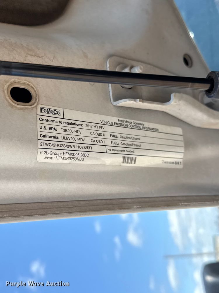 image for item ET6373 2017 Ford F250 Super Duty Ext. Cab pickup truck