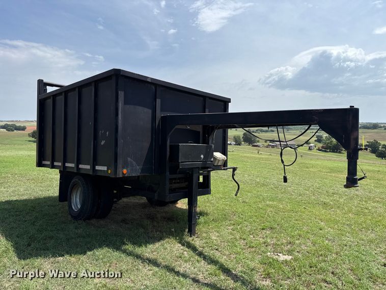 image for item ET6395 Shop Built dump trailer