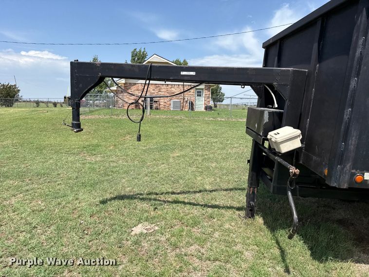 image for item ET6395 Shop Built dump trailer