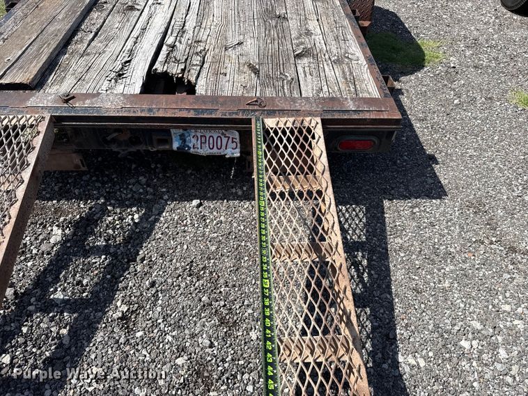 image for item ET6400 Shop built equipment trailer