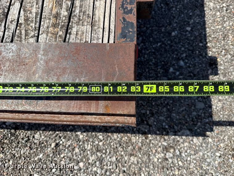 image for item ET6400 Shop built equipment trailer