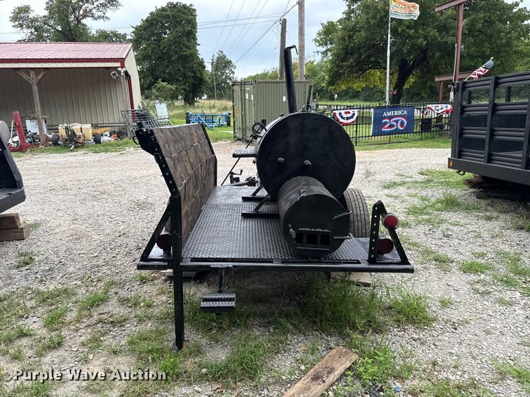 image for item ET6411 Shop built smoker trailer
