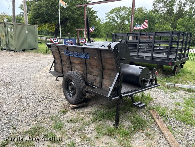 image for item ET6411 Shop built smoker trailer
