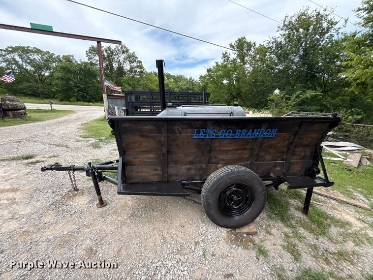 image for item ET6411 Shop built smoker trailer