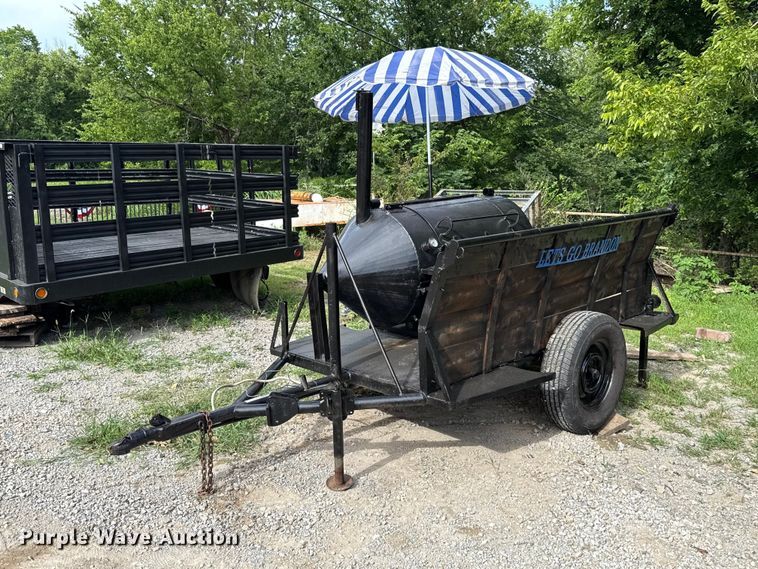 image for item ET6411 Shop built smoker trailer