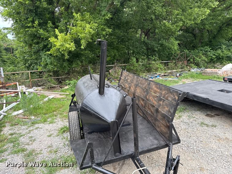 image for item ET6411 Shop built smoker trailer