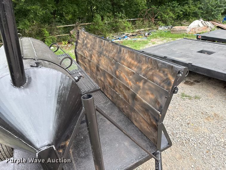 image for item ET6411 Shop built smoker trailer