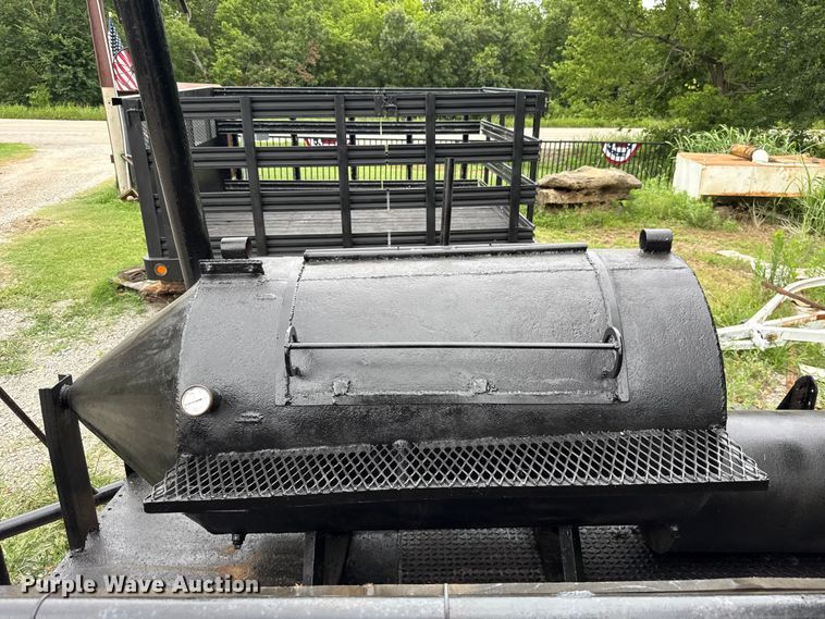 image for item ET6411 Shop built smoker trailer