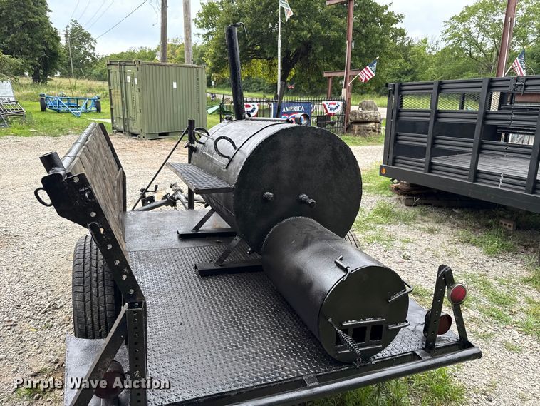 image for item ET6411 Shop built smoker trailer