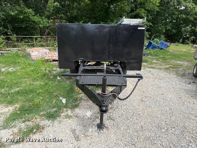 image for item ET6414 Shop built utility truck bed trailer