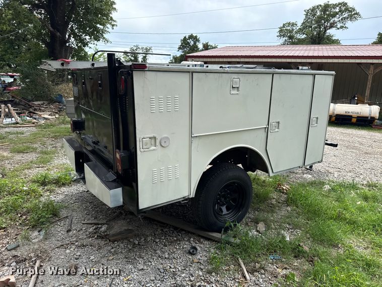 image for item ET6414 Shop built utility truck bed trailer