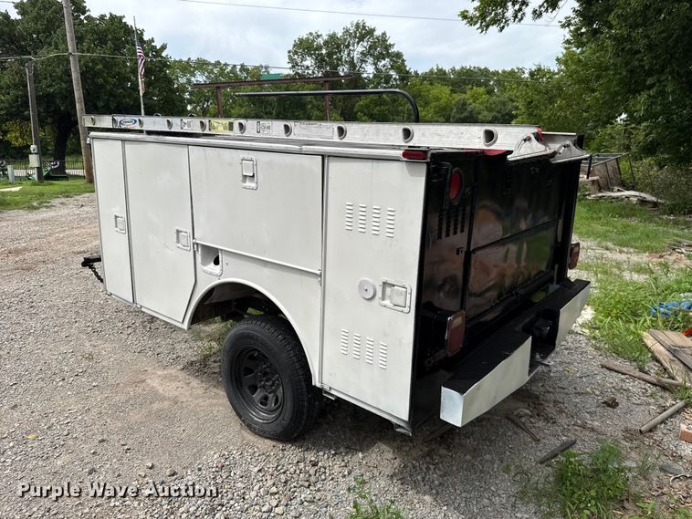 image for item ET6414 Shop built utility truck bed trailer