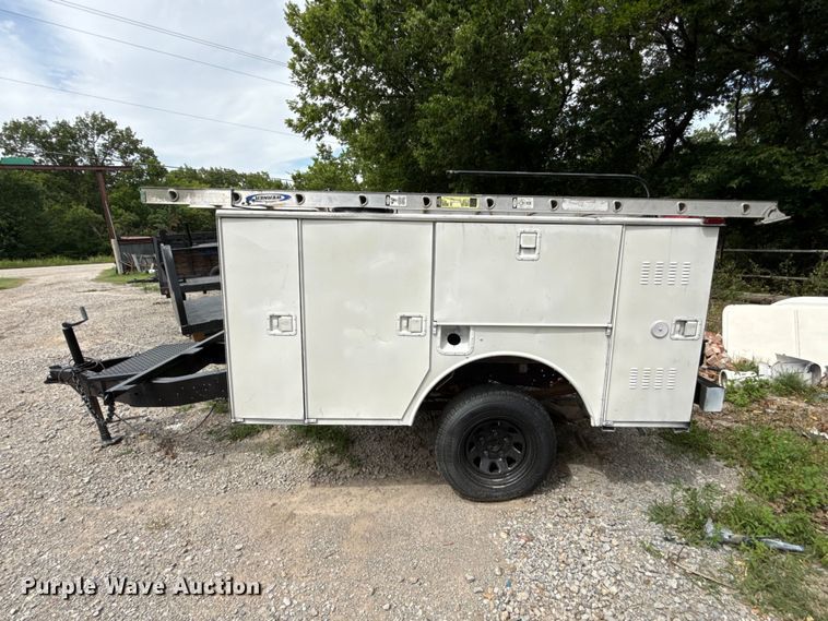 image for item ET6414 Shop built utility truck bed trailer