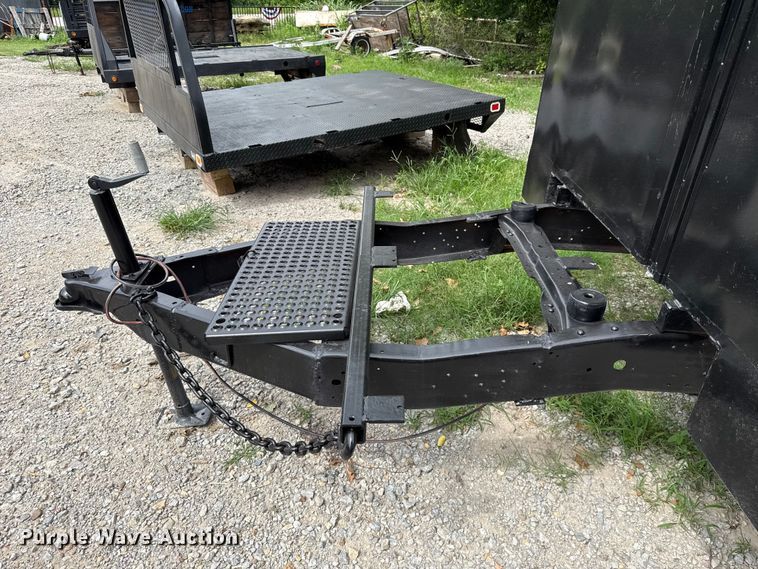 image for item ET6414 Shop built utility truck bed trailer