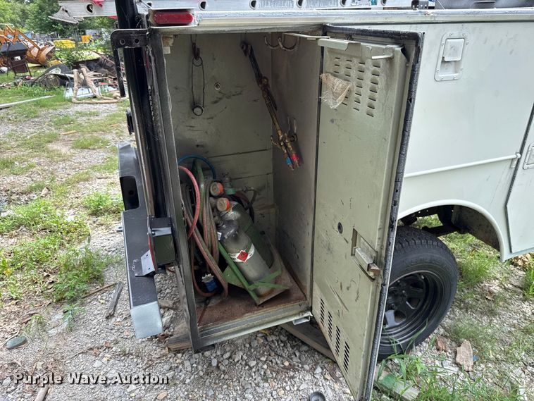 image for item ET6414 Shop built utility truck bed trailer