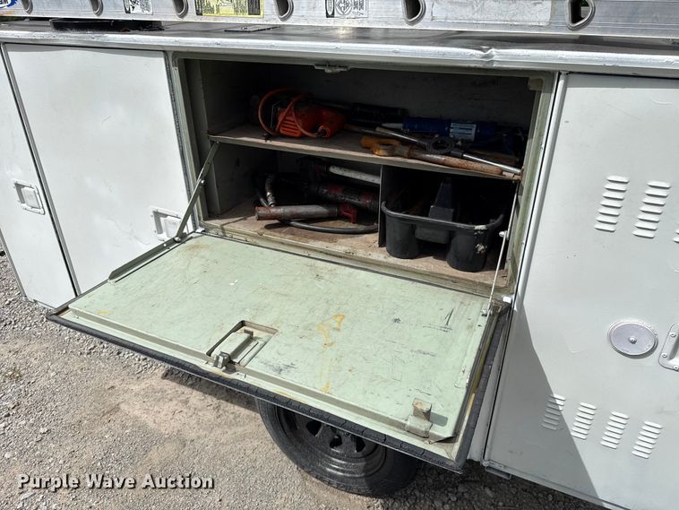 image for item ET6414 Shop built utility truck bed trailer