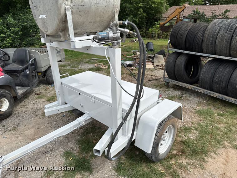 image for item ET6417 Shop built  fuel trailer