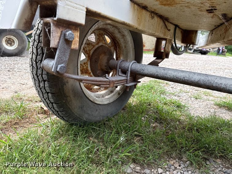 image for item ET6417 Shop built  fuel trailer