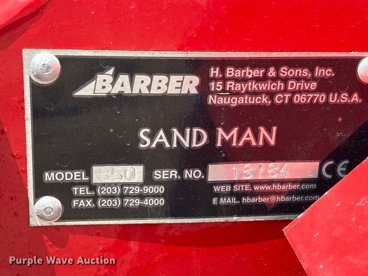 image for item EU0733 Barber Sandman 850 beach groomer