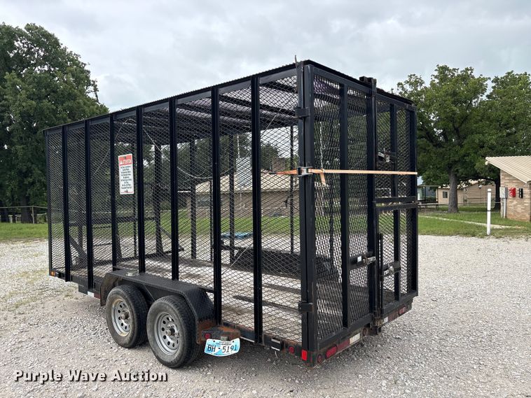 image for item EU5674 2018 East Texas refuse trailer