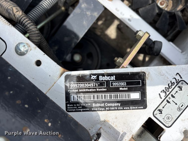 image for item EU5759 Bobcat 9992003 ZTR lawn mower