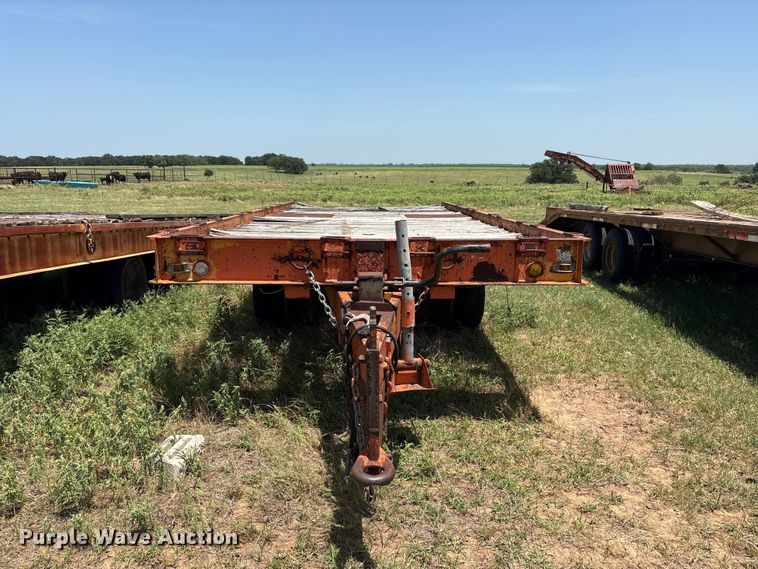 image for item EW0010 Wisconsin Trailer Co SD-12 tilt deck equipment trailer