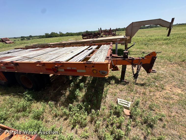 image for item EW0010 Wisconsin Trailer Co SD-12 tilt deck equipment trailer