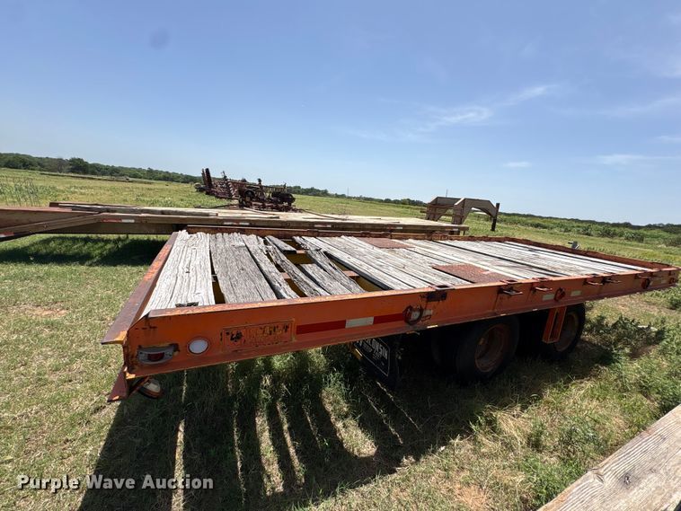 image for item EW0010 Wisconsin Trailer Co SD-12 tilt deck equipment trailer