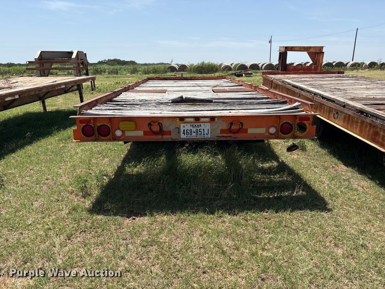 image for item EW0010 Wisconsin Trailer Co SD-12 tilt deck equipment trailer