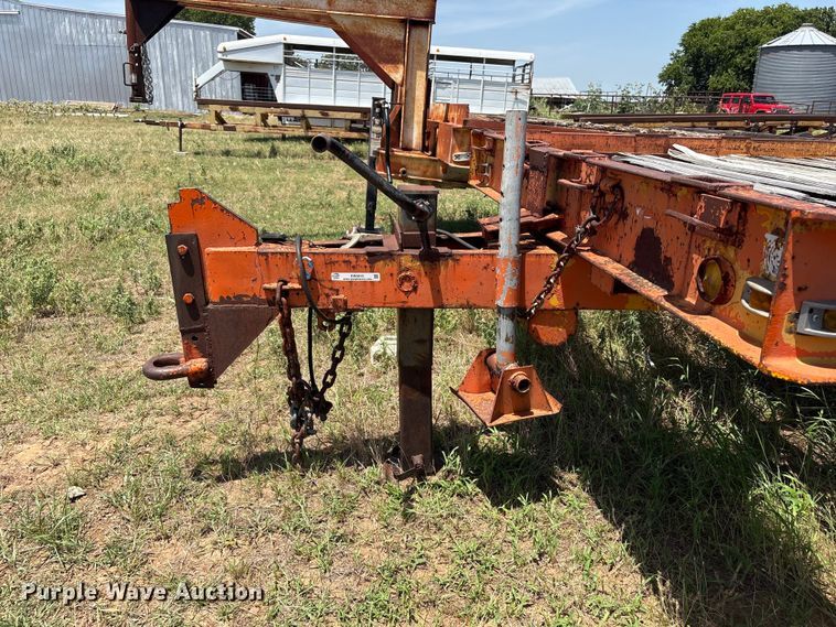 image for item EW0010 Wisconsin Trailer Co SD-12 tilt deck equipment trailer