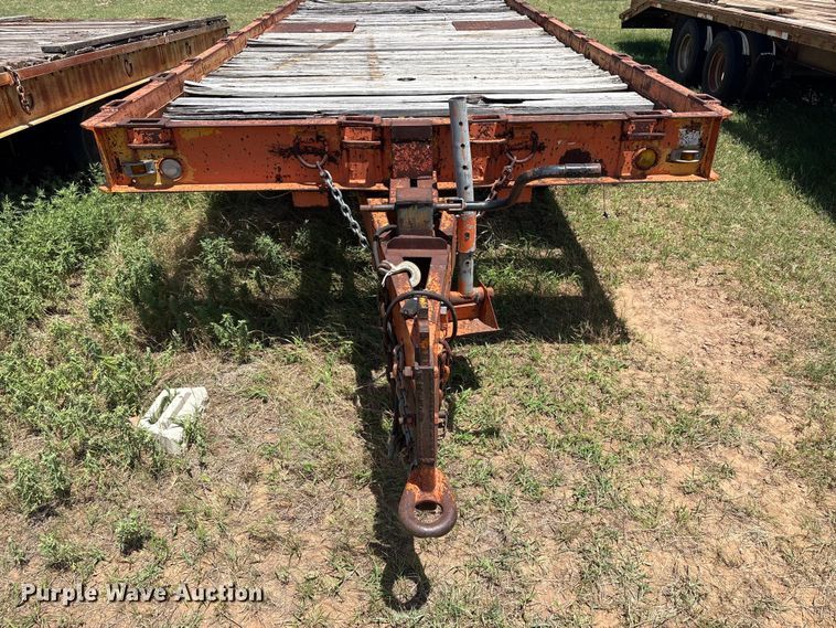 image for item EW0010 Wisconsin Trailer Co SD-12 tilt deck equipment trailer