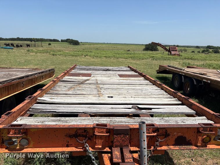 image for item EW0010 Wisconsin Trailer Co SD-12 tilt deck equipment trailer