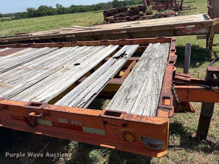 image for item EW0010 Wisconsin Trailer Co SD-12 tilt deck equipment trailer
