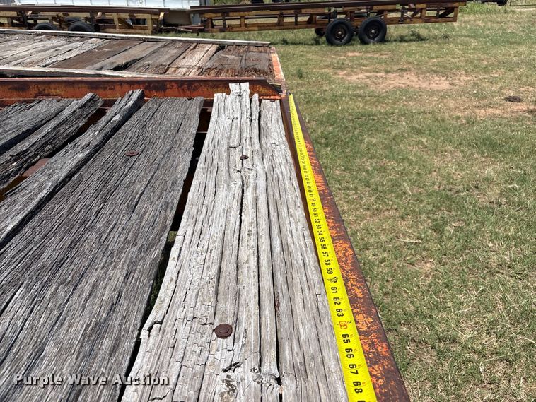 image for item EW0010 Wisconsin Trailer Co SD-12 tilt deck equipment trailer