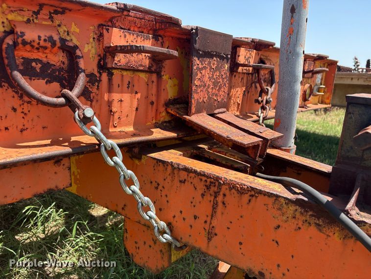 image for item EW0010 Wisconsin Trailer Co SD-12 tilt deck equipment trailer