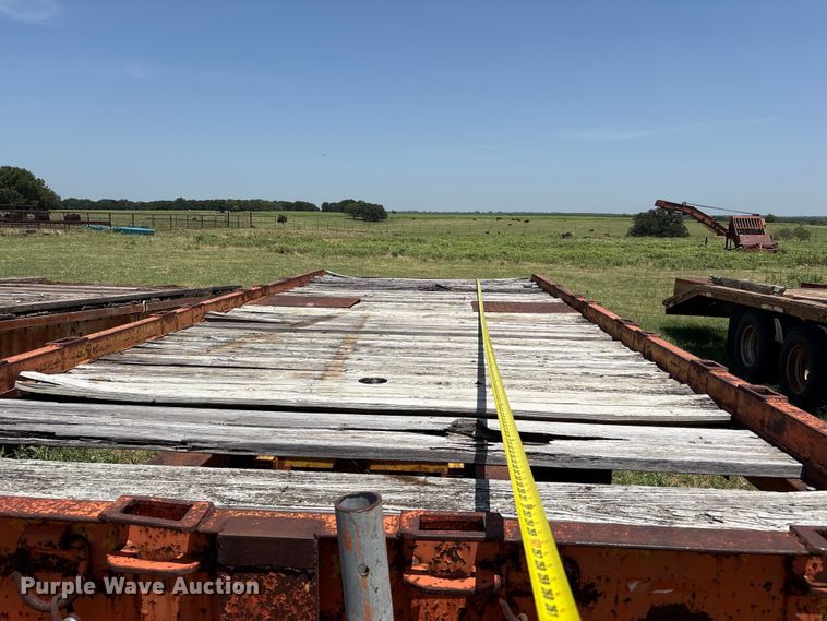 image for item EW0010 Wisconsin Trailer Co SD-12 tilt deck equipment trailer