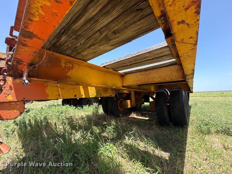 image for item EW0010 Wisconsin Trailer Co SD-12 tilt deck equipment trailer