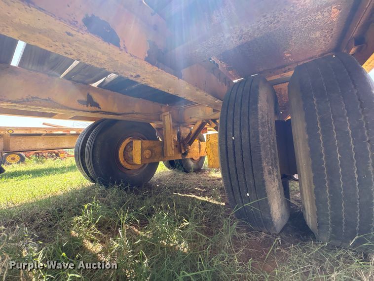 image for item EW0010 Wisconsin Trailer Co SD-12 tilt deck equipment trailer