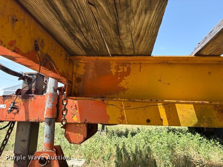 image for item EW0010 Wisconsin Trailer Co SD-12 tilt deck equipment trailer